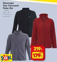 SLAZENGER TAM FERMUARLI POLAR ÜST